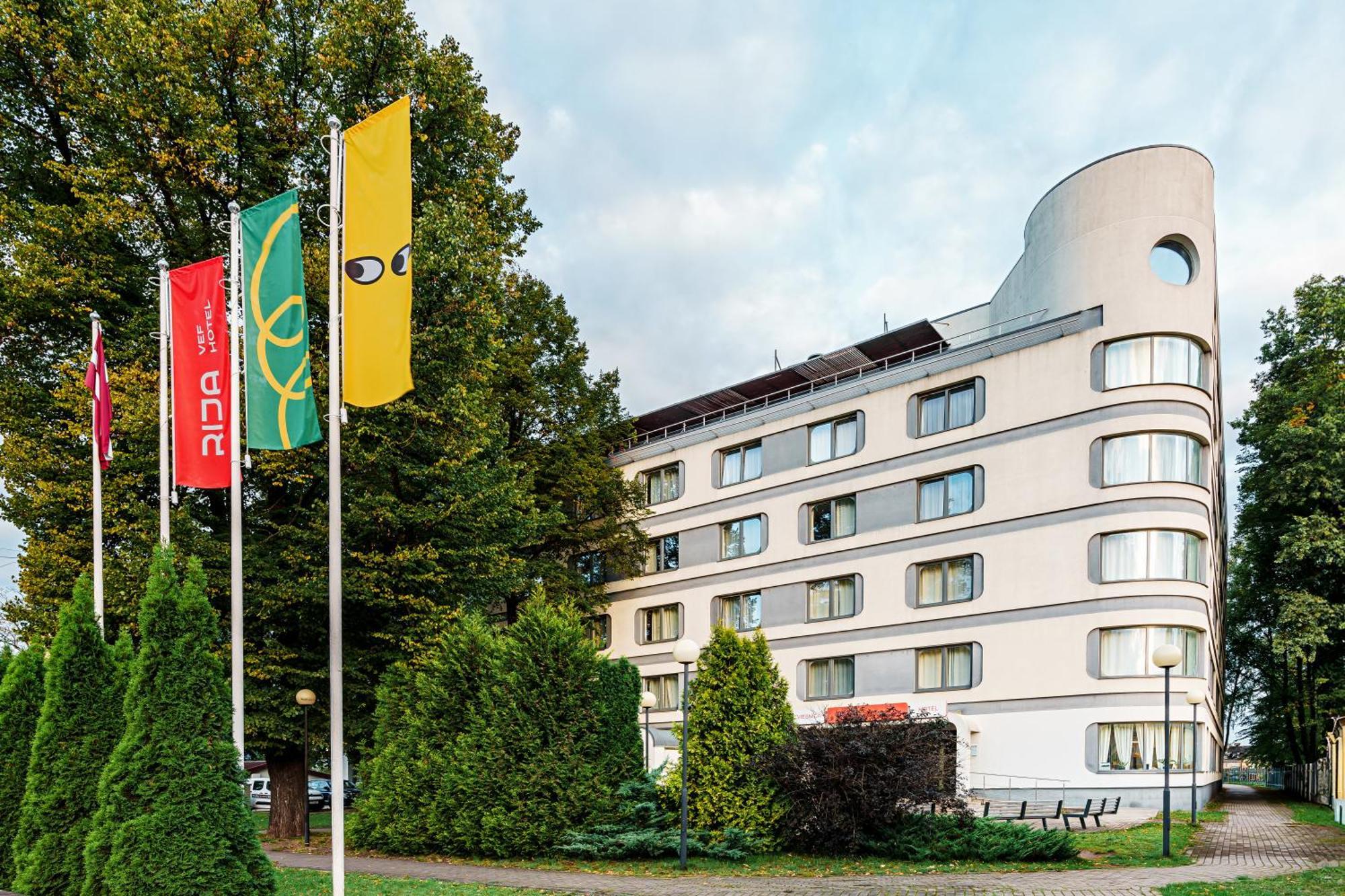 Rija Vef Hotel With Free Parking ريغا المظهر الخارجي الصورة
